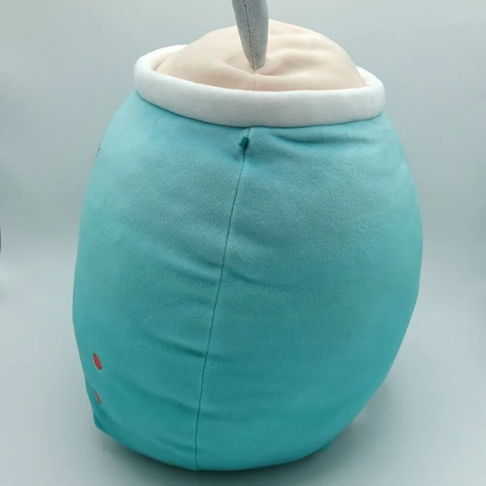 Squishmallows 12” Jakarria The Blue Boba Tea Plush Kellytoy - Picture 4 of 7